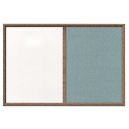 United Visual Products Enclosed Corkboard, 1 Door, 48"x36", 4" Fra, UV3423-BRONZE-BLACK UV3423-BRONZE-BLACK